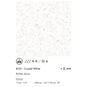 Krion 8101 Crystal White